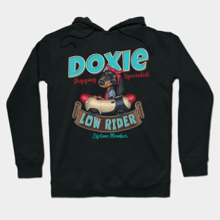 Piper Dachshund Low Rider Hoodie